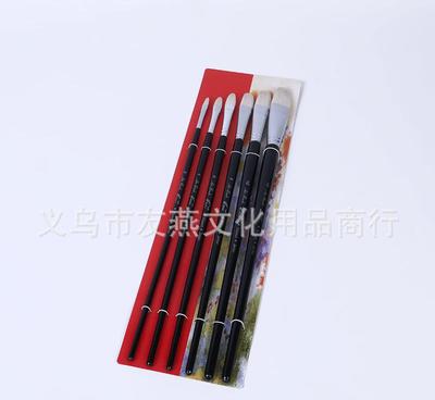 廠家直銷實木桿豬鬃油畫筆 專業繪畫工具的高性價比選擇